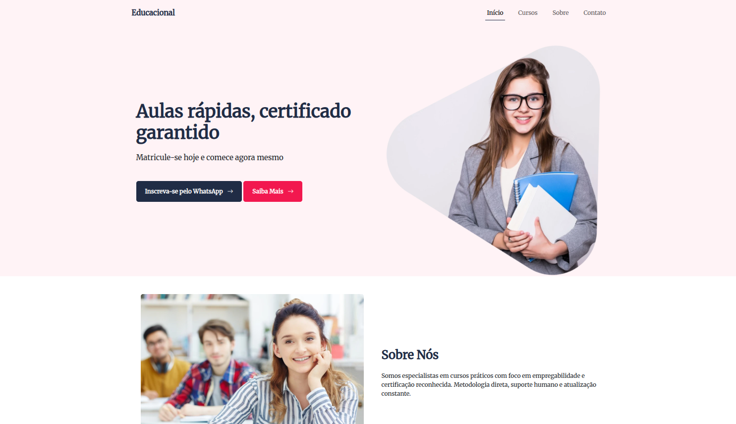 Template Educacional