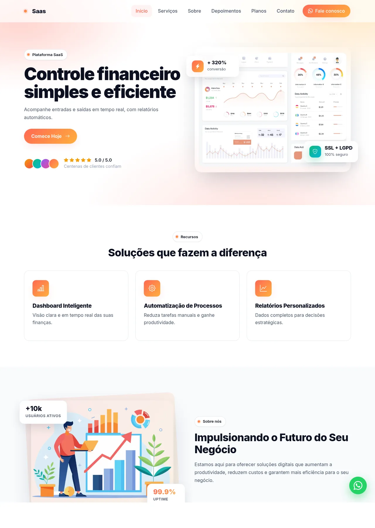 Pré-visualização: Saas
