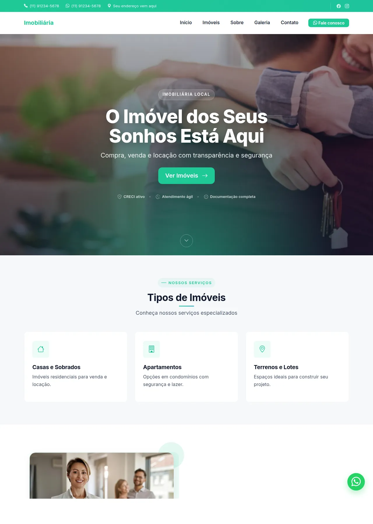 Pré-visualização: Imobiliária