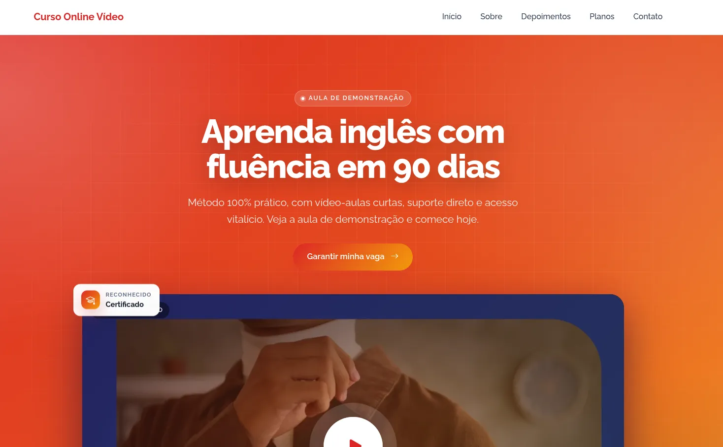 Pré-visualização: Curso Online Vídeo