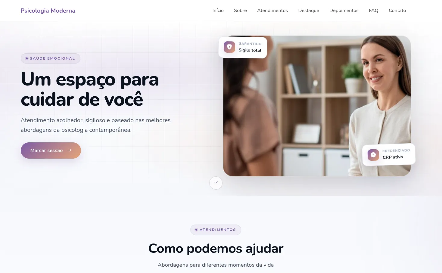 Pré-visualização: Psicologia Moderna